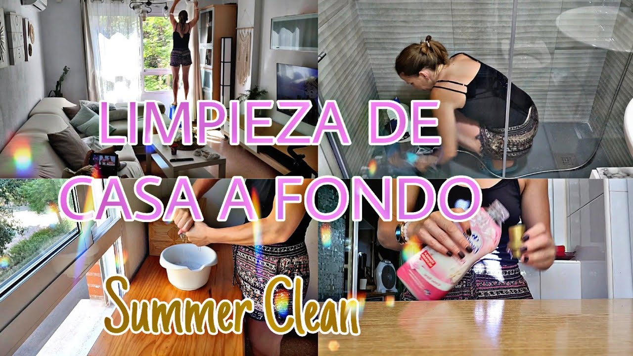 🫧🧹LIMPIEZA DE CASA A FONDO ☀️Summer clean☀️MOTIVACION para LIMPIAR//LIMPIEZA del HOGAR