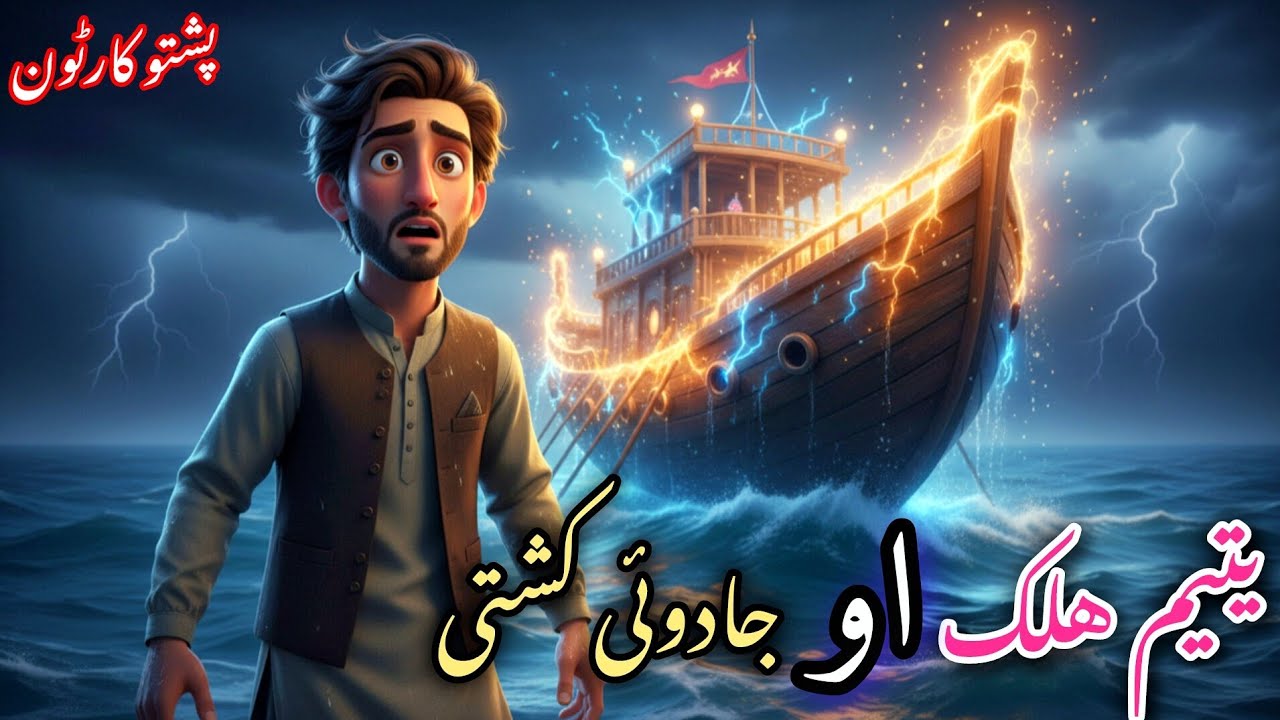  | یتیم هلک او جادوئي کښتۍ|Pashto cartoon story Yateem Halak ao Jadooi Kashti