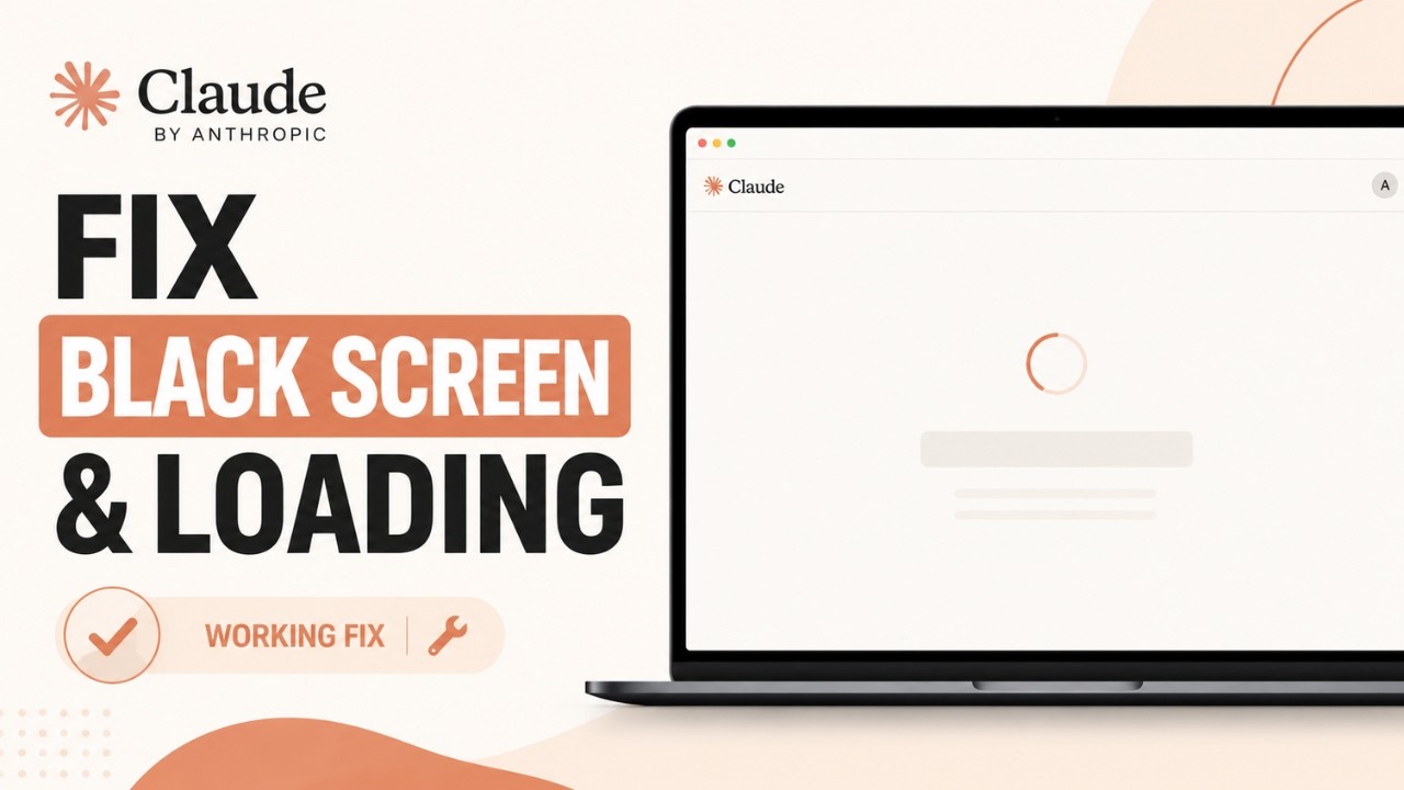 Claude Blank Screen & Won't Load? Fix! (Easy)