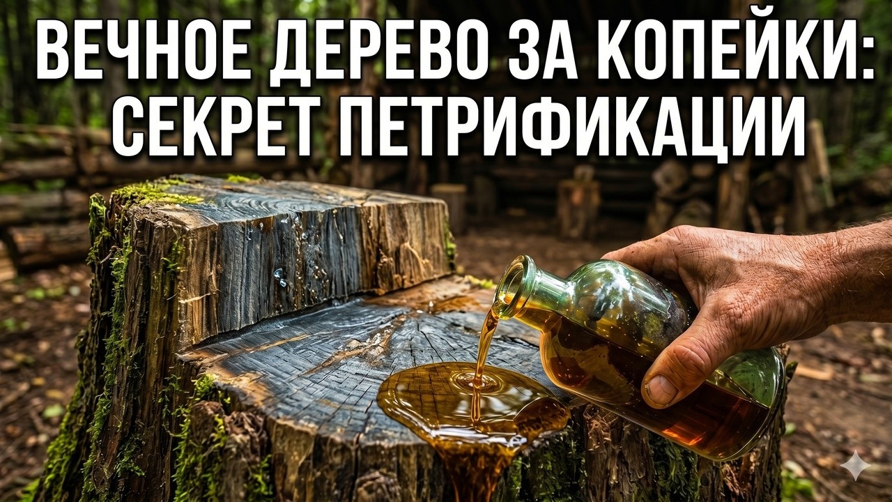 Секрет из 1825 года превращает сосну в камень за копейки. Почему бренды скрывают это?