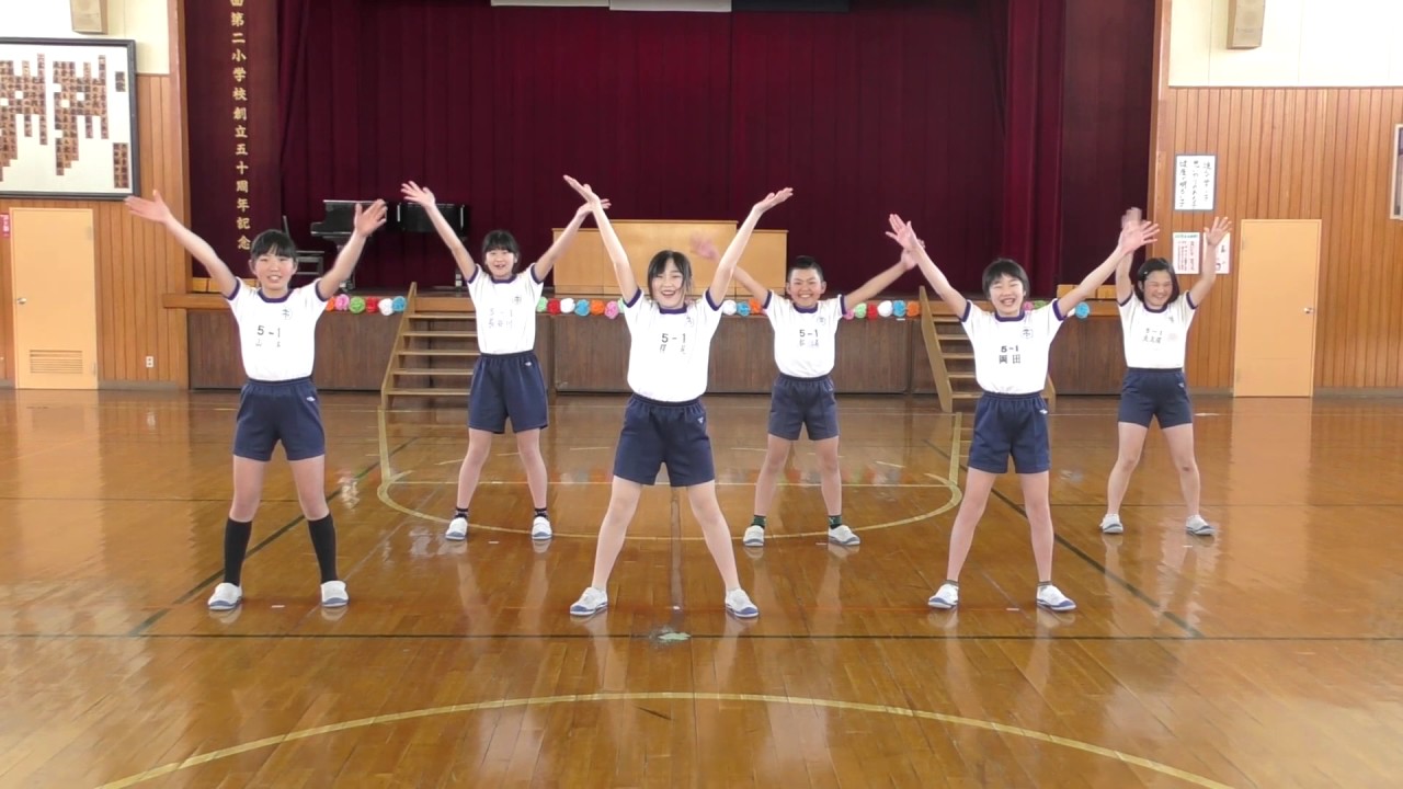 「1000人クッキーダンス踊ってみた」～江面第二小学校5年生編～