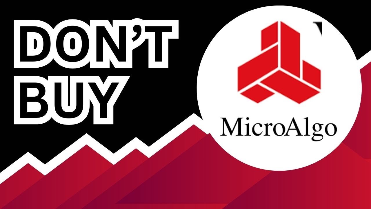 DON'T BUY MicroAlgo Stock (Until You Watch This Analysis) #MLGO