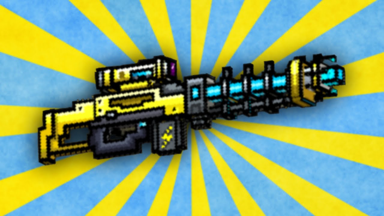 Pixel Gun 3D - Electro Blast Rifle UP1 [Review]