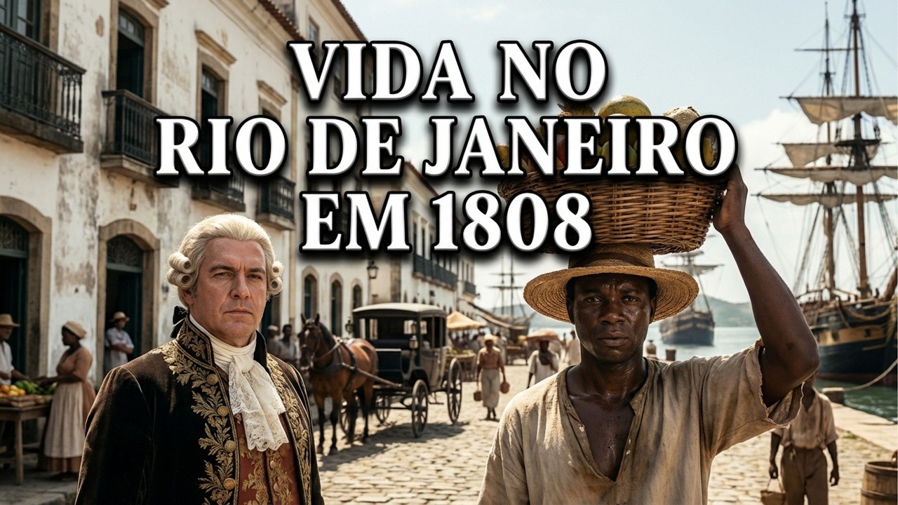 Vida no Rio de Janeiro: Como as Pessoas Viviam na Capital do Brasil em 1808 – (Reconstrução por IA)