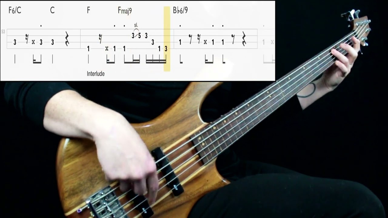 Paul Young - Everytime You Go Away (Fretless Bass Cover) (Play Along Tabs In Video)