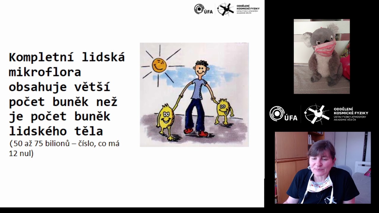 Jak nenakazit mimozemšťana přednáší Ivana Kolmašová z  oddělení kosmické fyziky ÚFA AV ČR