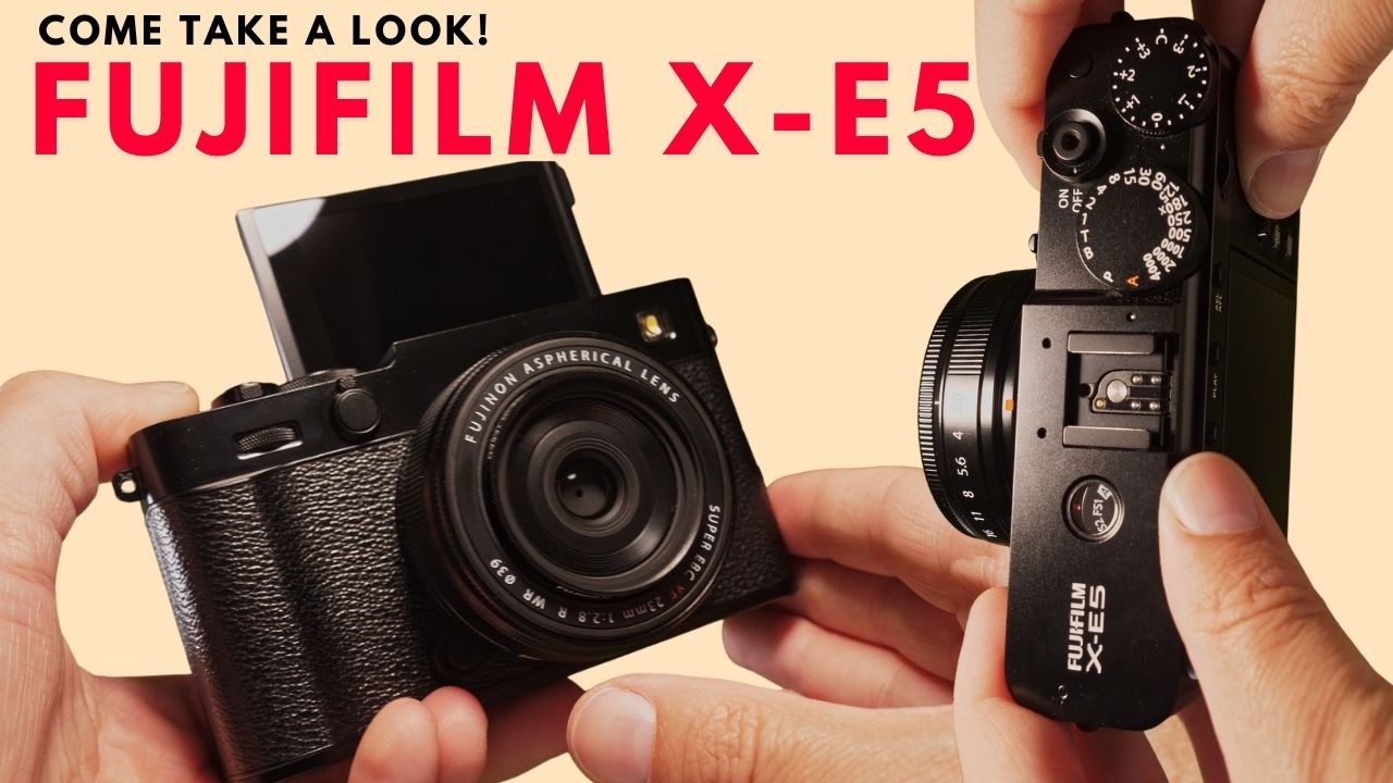 FUJIFILM X-E5: подробный обзор кнопок и дисков управления.