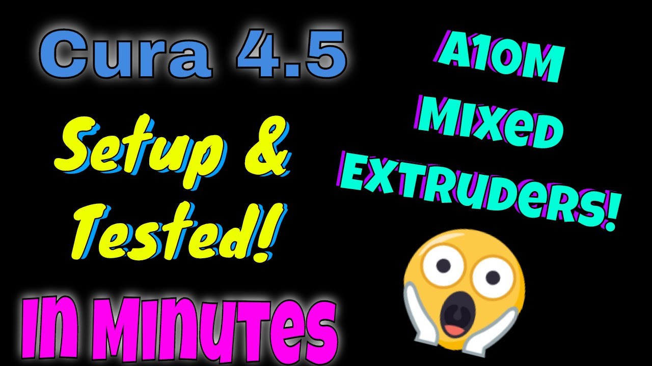 Tested! Geeetech A10M Virtual Extruder Setup and Test with Cura 4.5