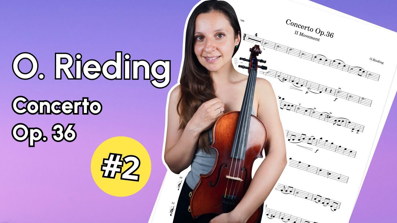 Rieding Op 36 2 Movement Violin Tutorial
