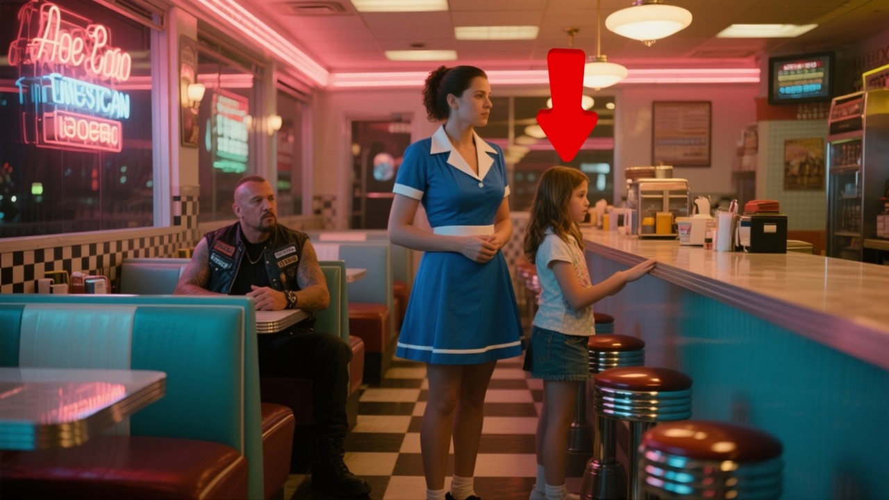 Waitress Defended a Little Girl from Bullies — The Biker Leader Noticed and Changed Her Future