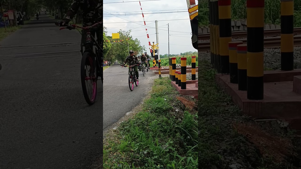 PALANG PINTU PERLINTASAN KERETA API #palangpintuperlintasankeretaapi JPL 295 KLATEN