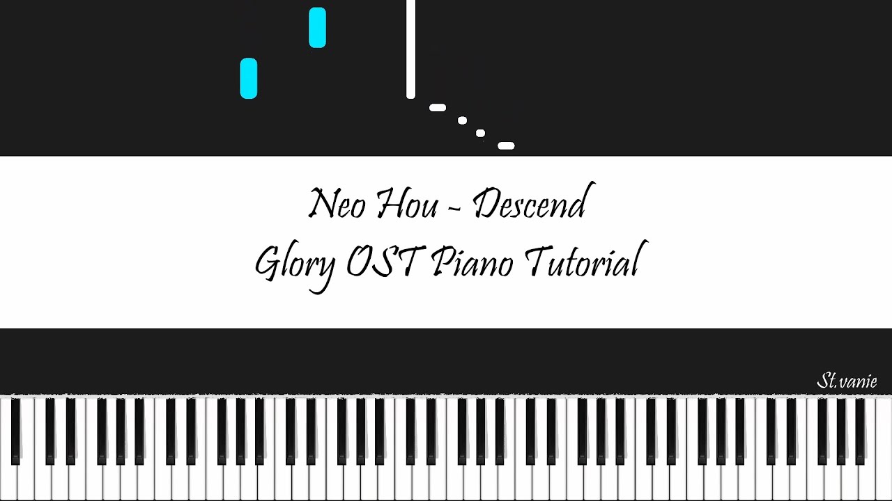 落 Descend - 侯明昊 Neo Hou | 玉茗茶骨 Glory OST Piano Tutorial