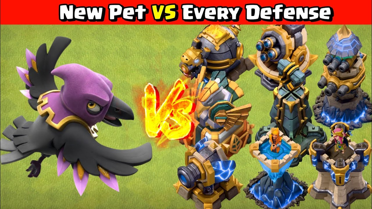 New Greedy Raven VS Every Max Defense! Clash of Clans