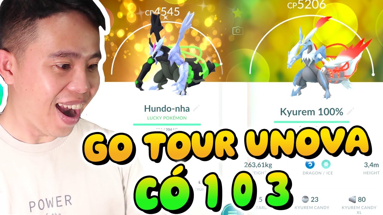 Siêu Nhân Phẩm Khi Săn Black Kyurem và White Kyurem GO Tour Unova | Pokemon GO
