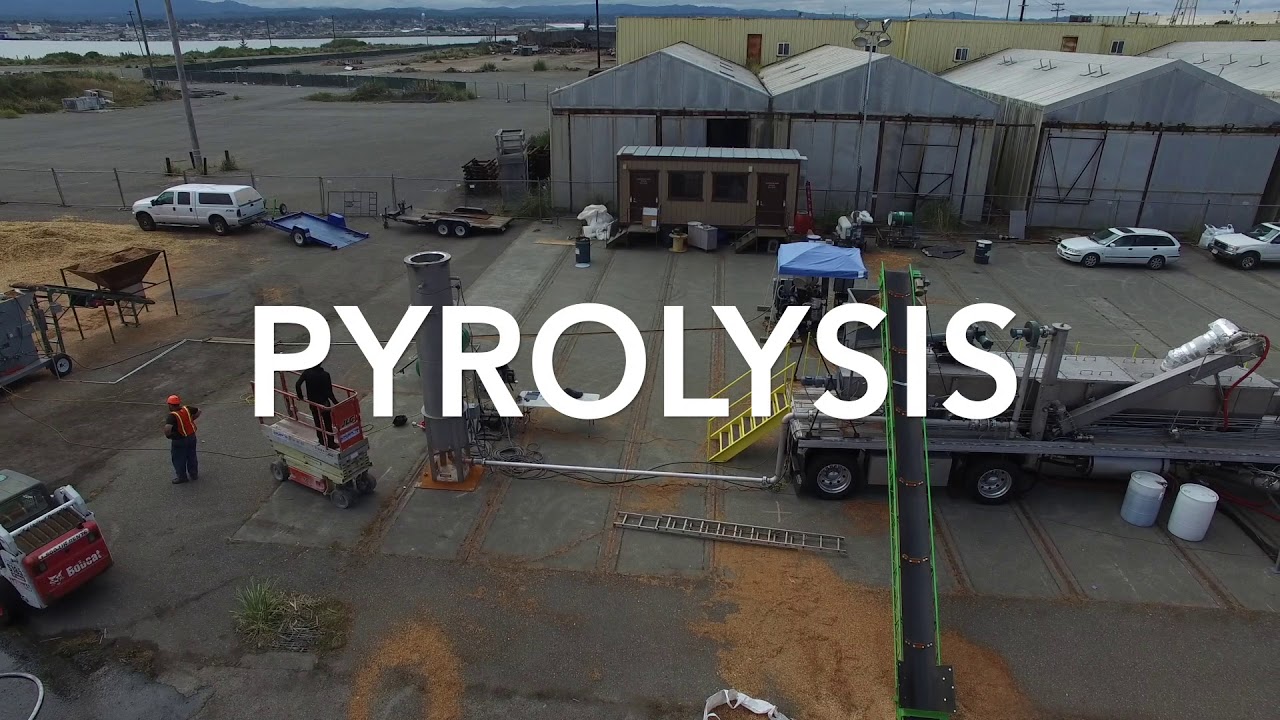 PYROGREEN 600 - Continuous pyrolysis of wood residue