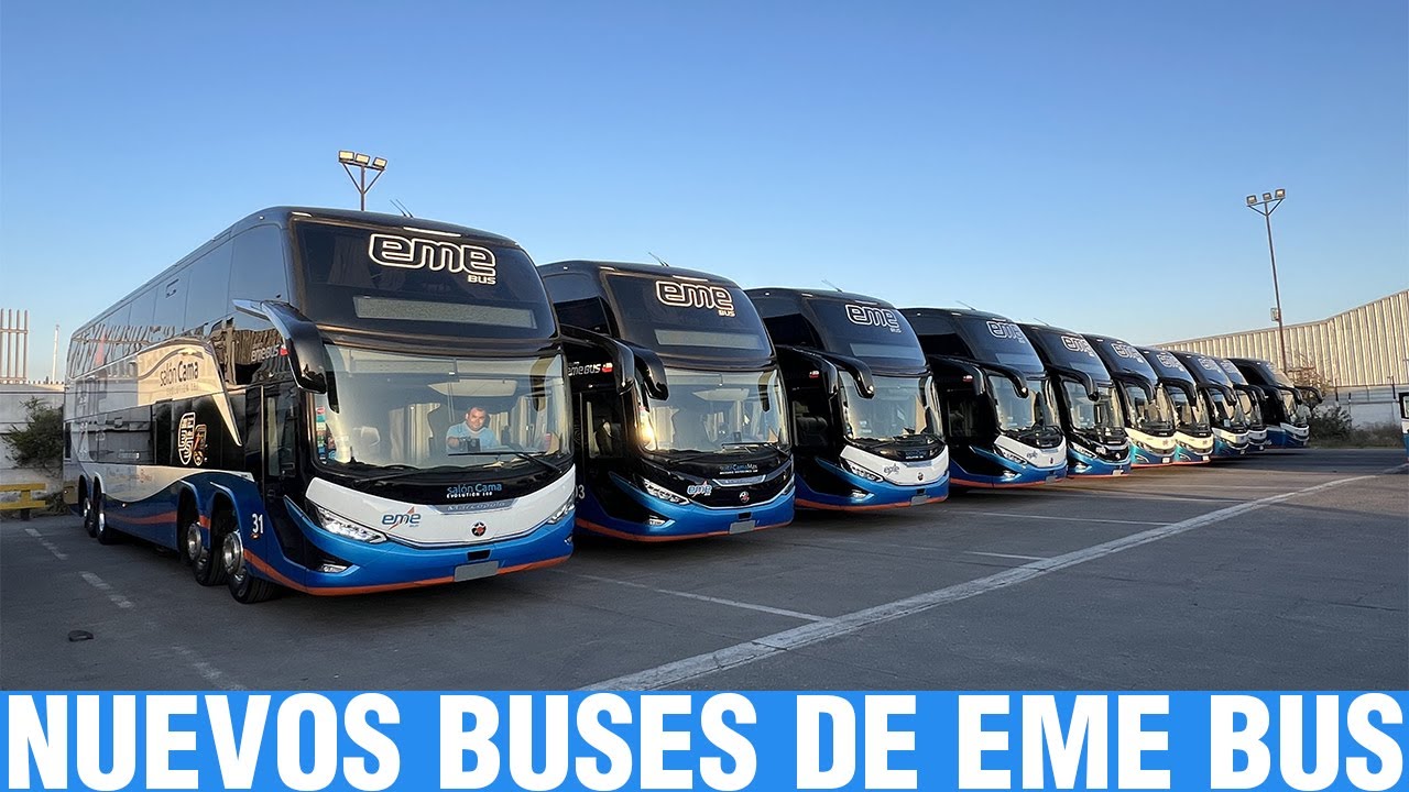 Nuevos Buses Marcopolo G8 y Comil Invictus DD de Eme Bus