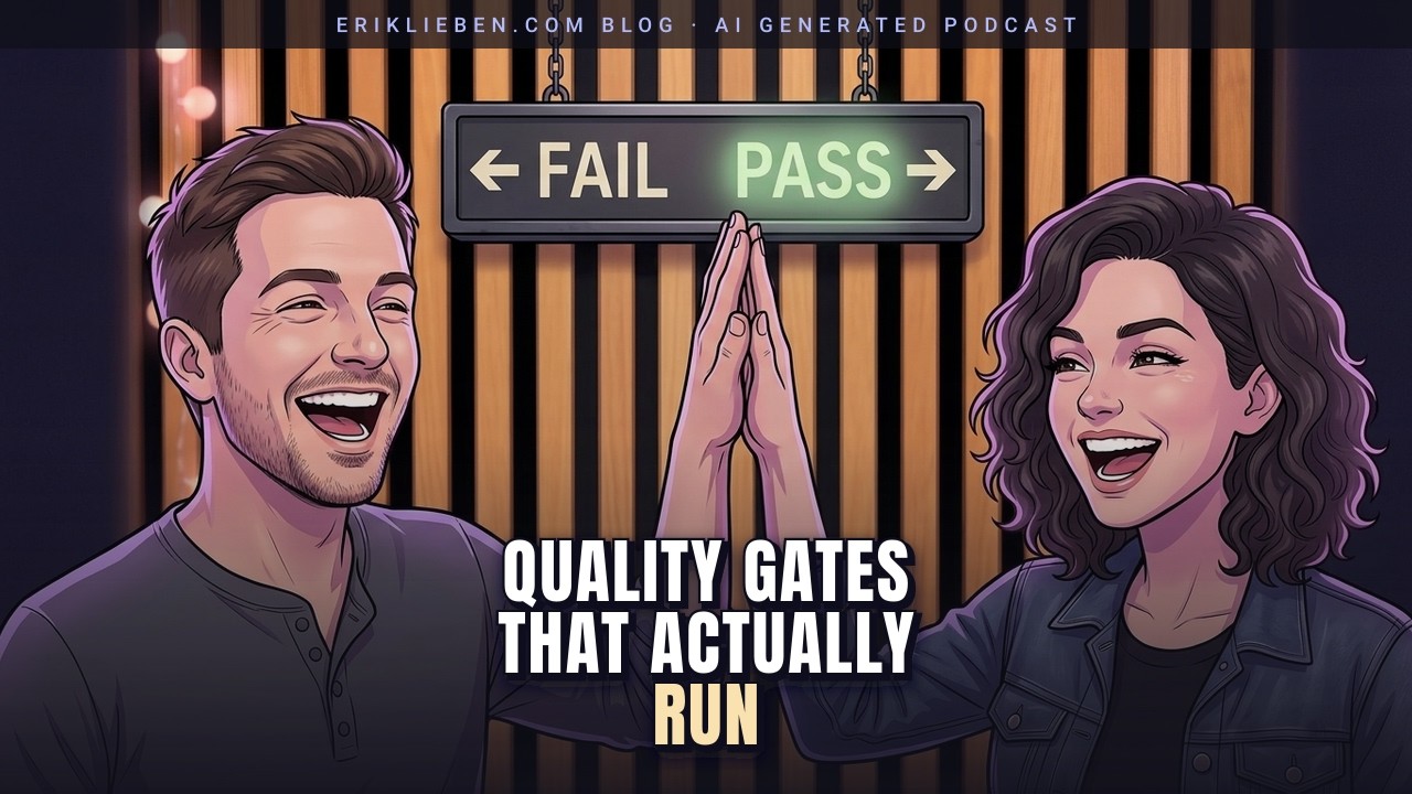 E04 - Quality gates that actually run: verification and security in the agentic workflow
