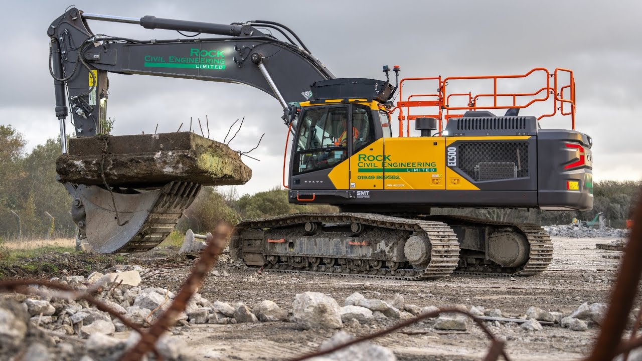 Rock Civil Engineering's New Volvo EC500