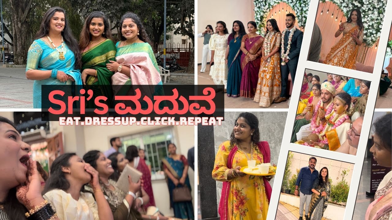 Best Friend Wedding Vlog| ಹುಡ್ಗಿ ಜೊತೆ ನಾವು ಫುಲ್ ಮಿಂಚಿಂಗ್ @vaishnavichandrashekar06