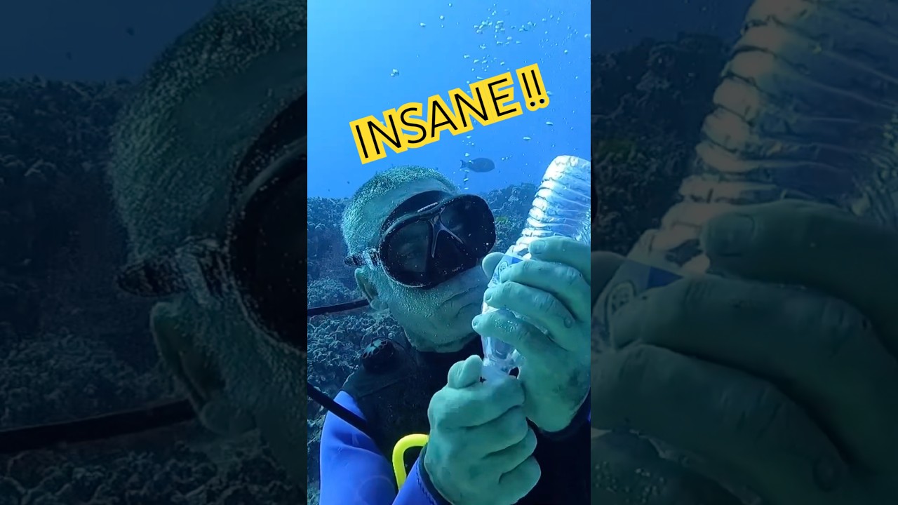 Посмотрите на это! Не задерживайте дыхание под водой 💀