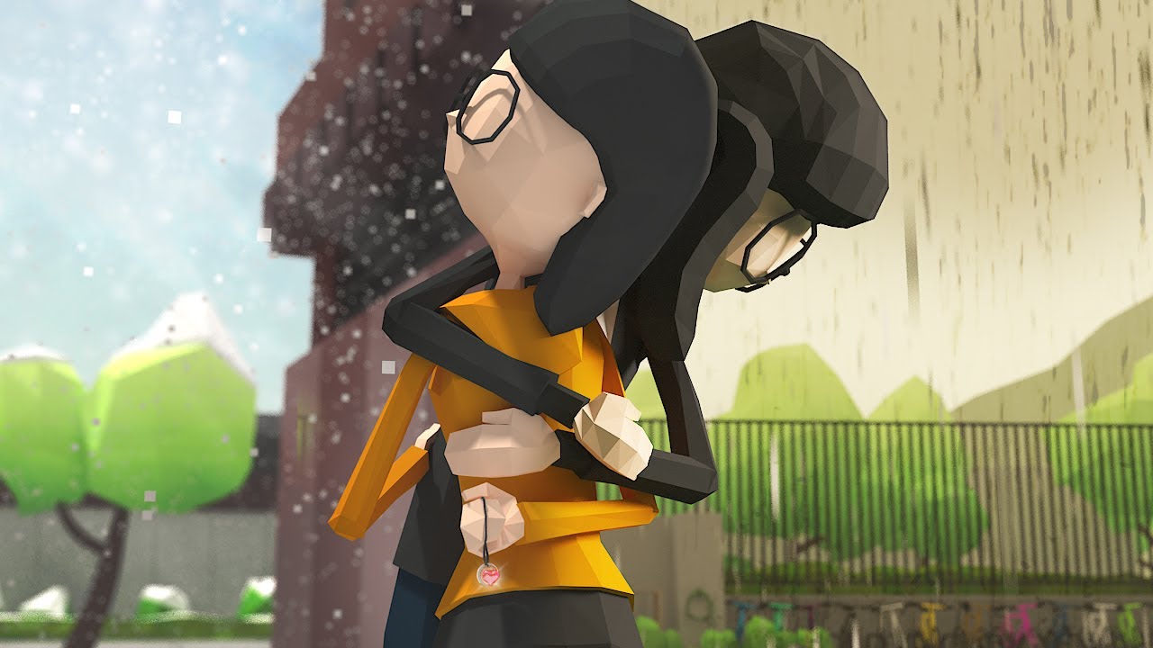 Miss Weather (low poly short animation)