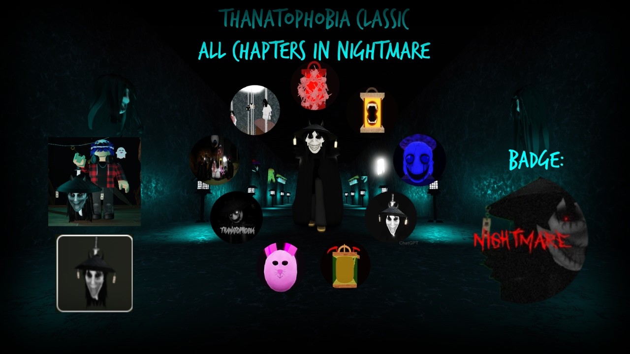CLASSIC PROJECT(All chapters Thanatophobia Classic in NIGHTMARE)SOLO -Thanatophobia Classic- Roblox