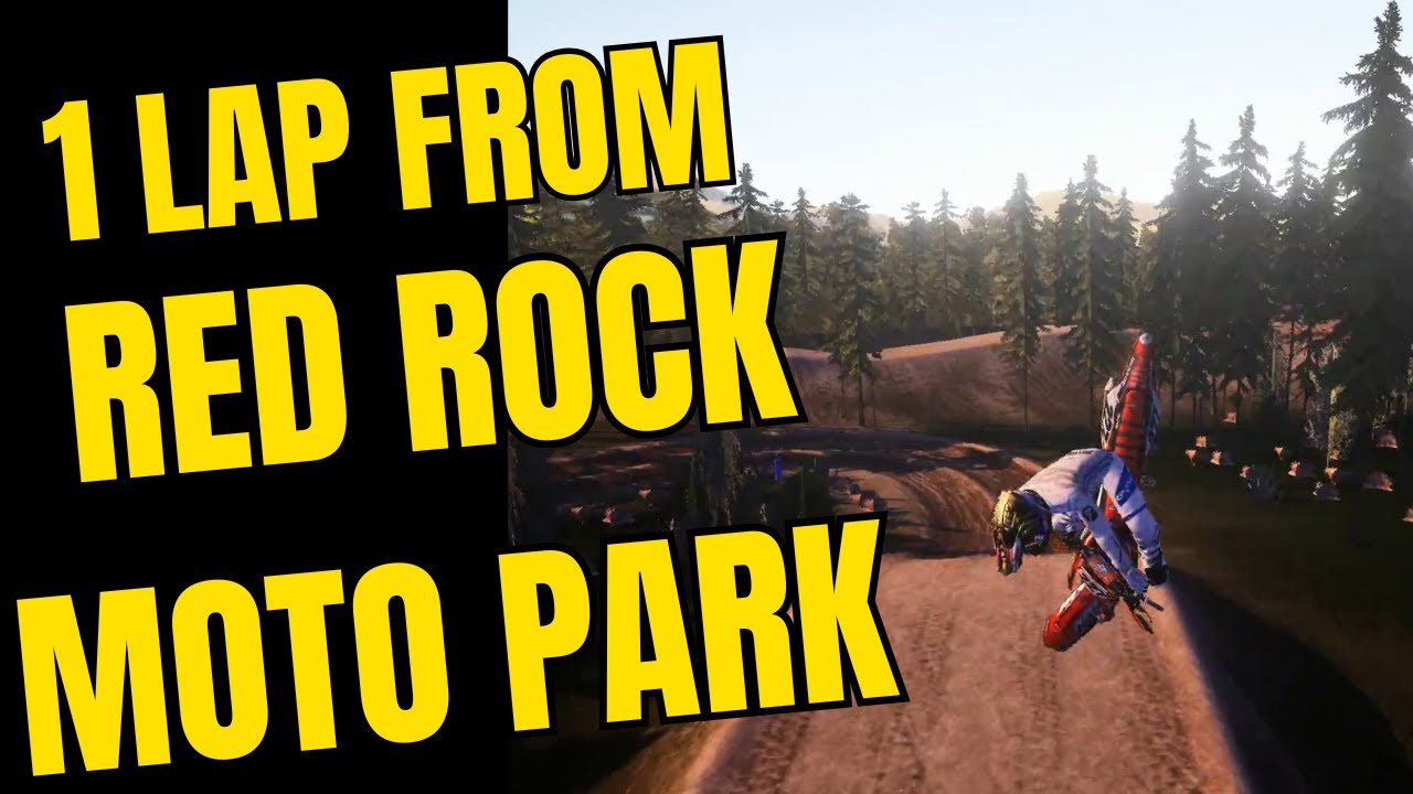 MX Bikes 3rd Person | A Lap From Red Rock Moto Park