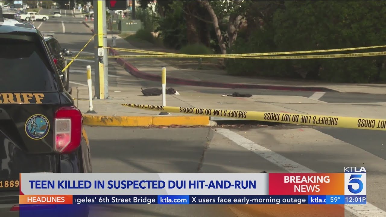 Boy killed walking to school in Dana Point; DUI suspect arrested