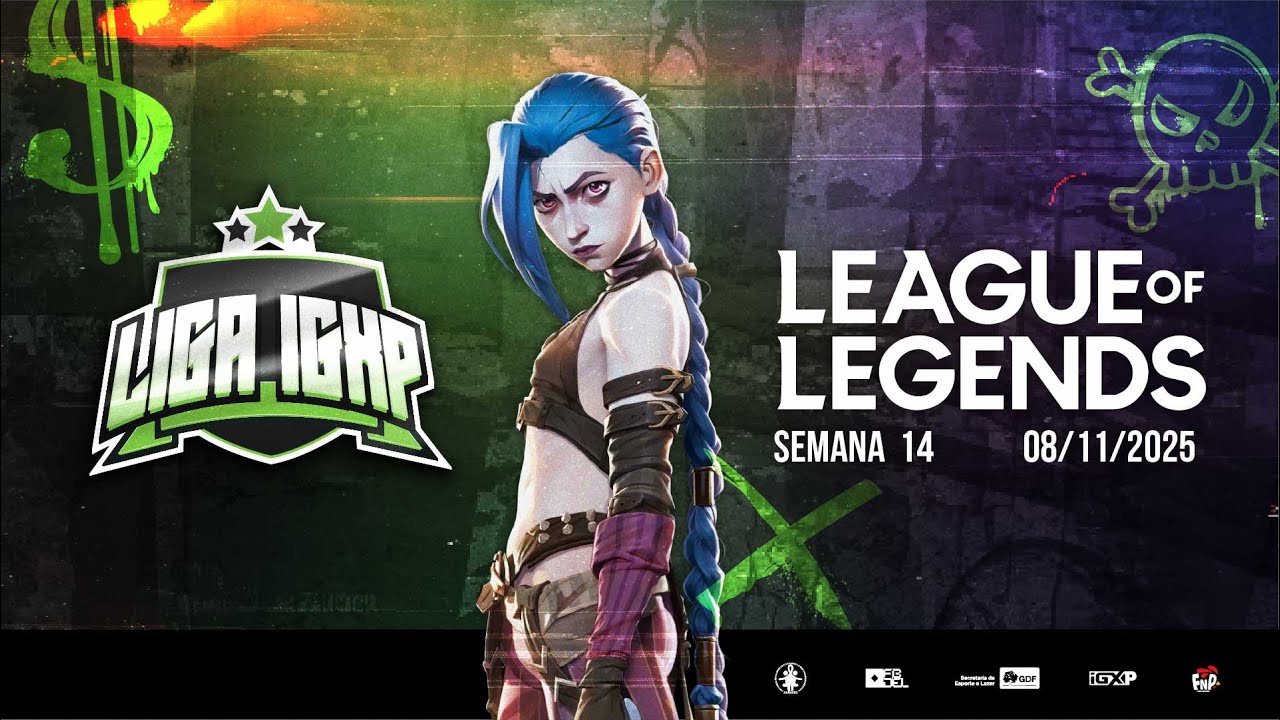 LIGA IGXP - 2&ordm; Split 2025 | SEMANA 14 - League Of Legends