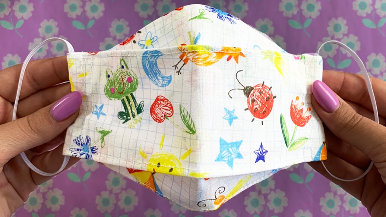HOW TO MAKE A FACE MASK - Cloth masks / Make Fabric Face Mask at Home Costura DIY
