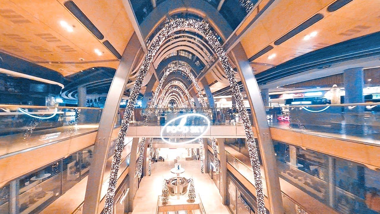 Night at the shopping mall | GoPro Cinewhoop drone with ReelSteady | FPV