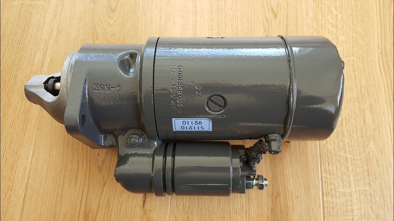Dem Anlass entsprechend: Anlasser-Überholung beim Fendt Farmer 105s
