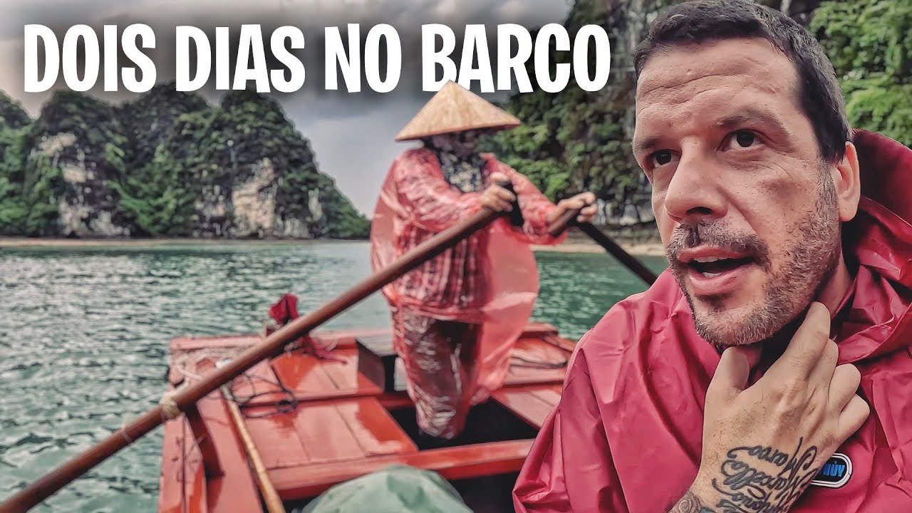 2 DIAS EM UM BARCO RÚSTICO PELO VIETNÃ 🇻🇳