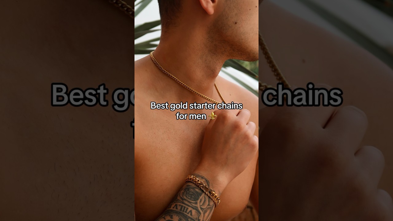 Best Gold Starter Chains For Men ⚜️