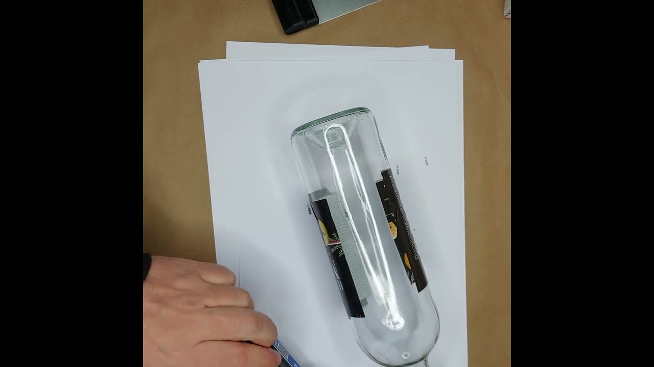 Druck auf Glas mit dem CUNU Minidrucker