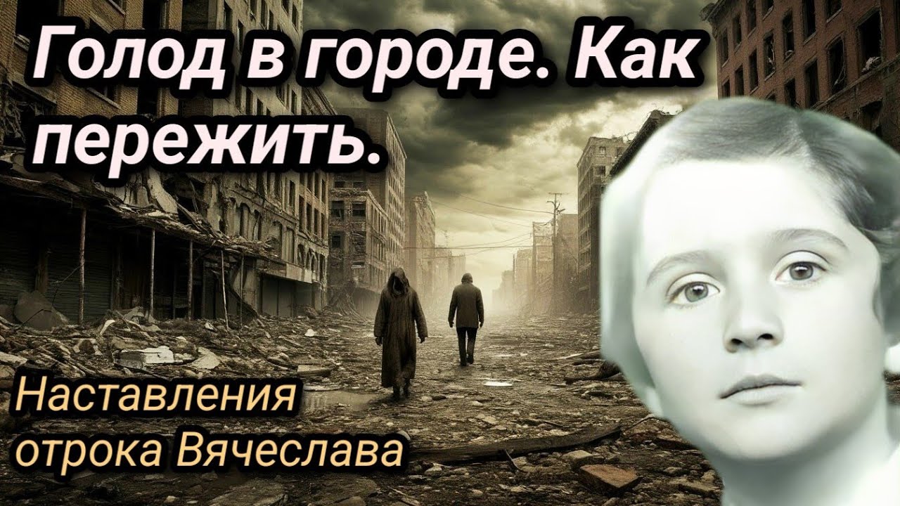Пророчества отрока Вячеслава. Как будут люди выживать во время голода. Чем запастись перед дефицитом