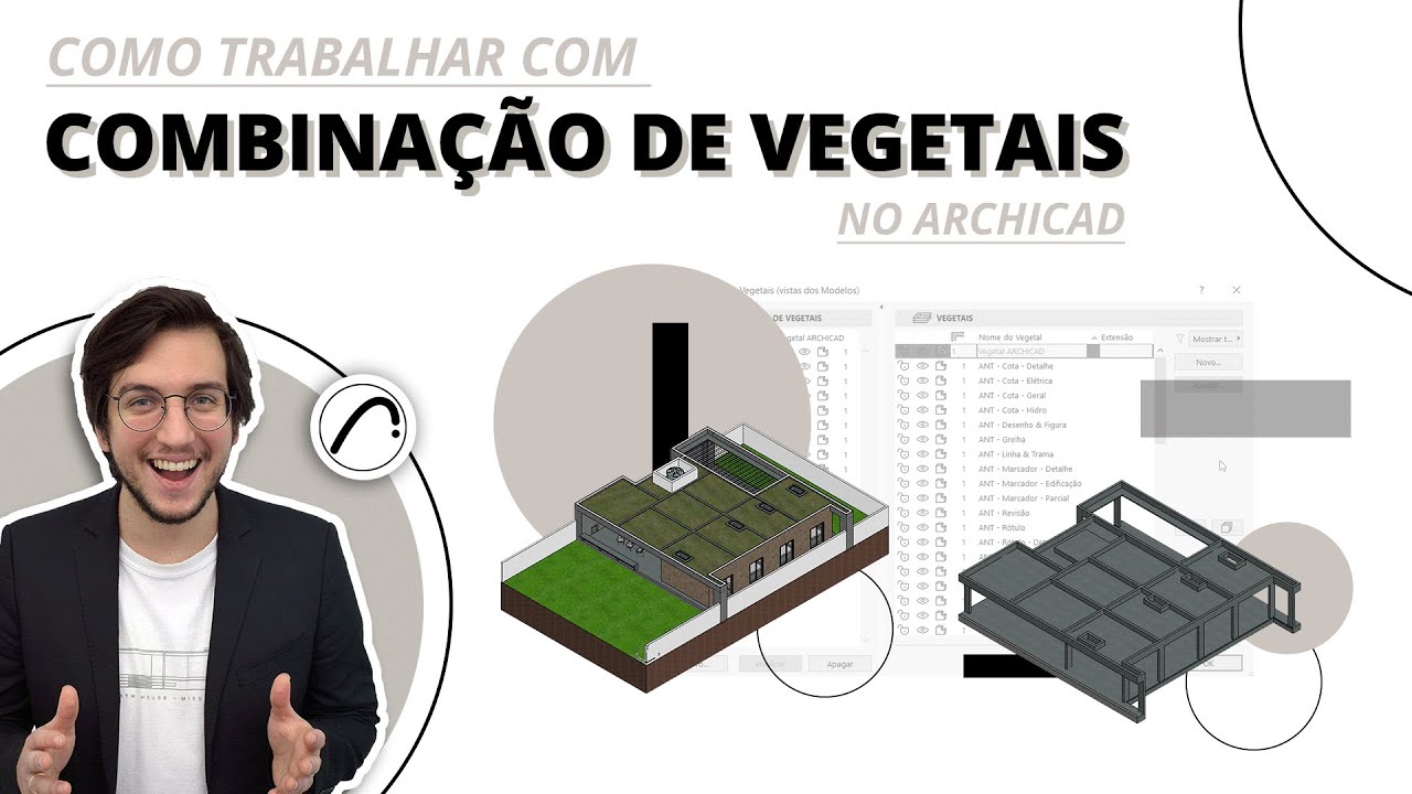 Como trabalhar com Combinação de Vegetais no Archicad | Hub Prática Criativa