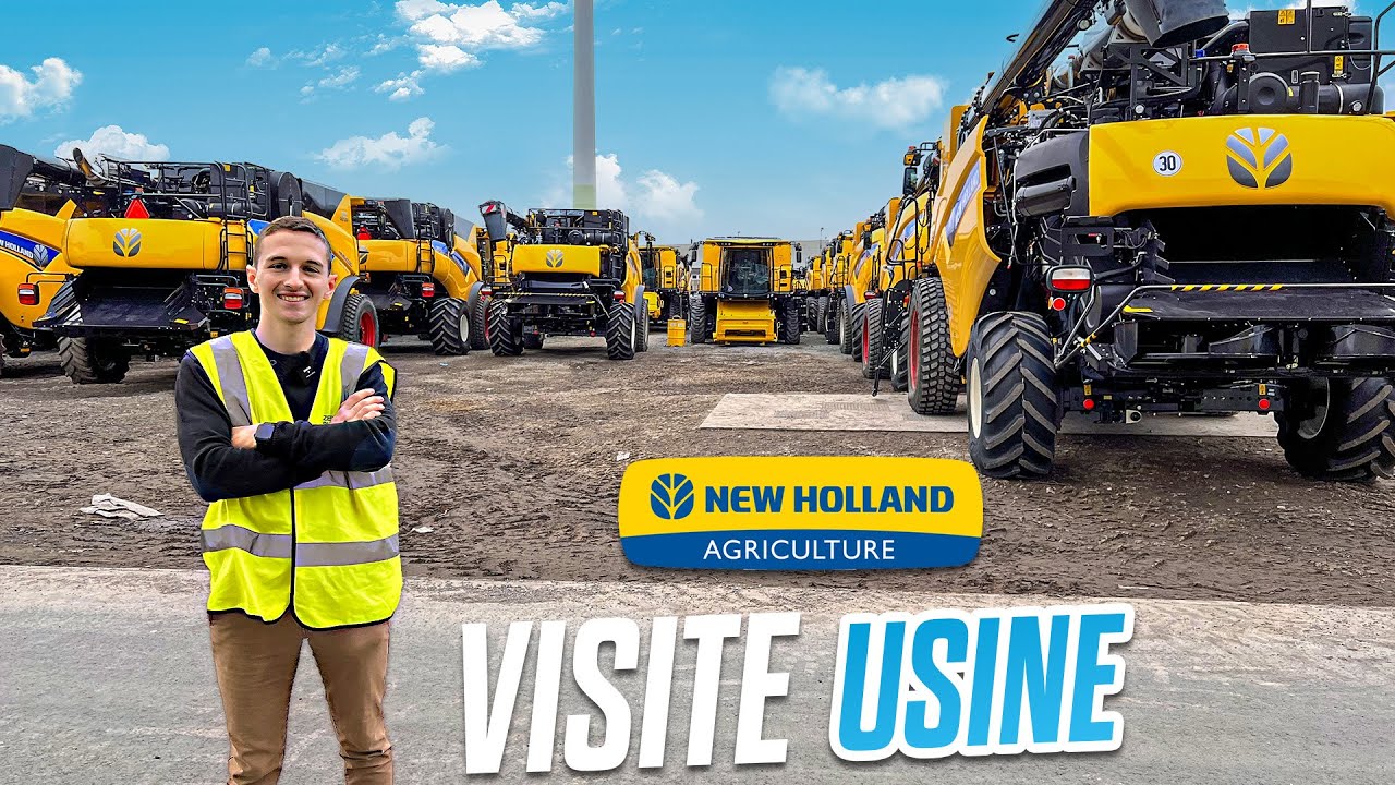 VISITE DE L&rsquo;USINE DE MOISSONNEUSE NEW HOLLAND