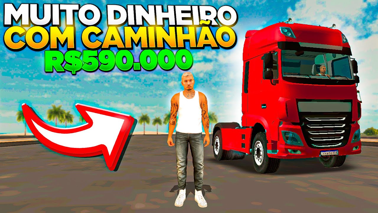 COMO GANHAR MUITO DINHEIRO! TRABALHANDO DE CAMINHONEIRO NO RIO RISE