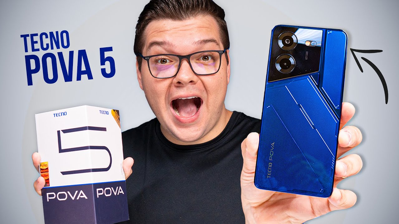 NOVO! Tecno POVA 5 chegou com TUDO! Unboxing