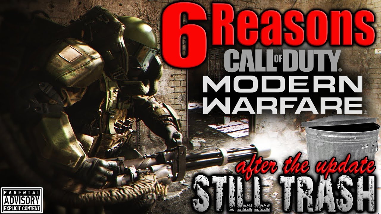 TOP 6 Reasons MODERN WARFARE is STILL TRASH after the UPDATE! 💩 COD MW 1.07 Update Review