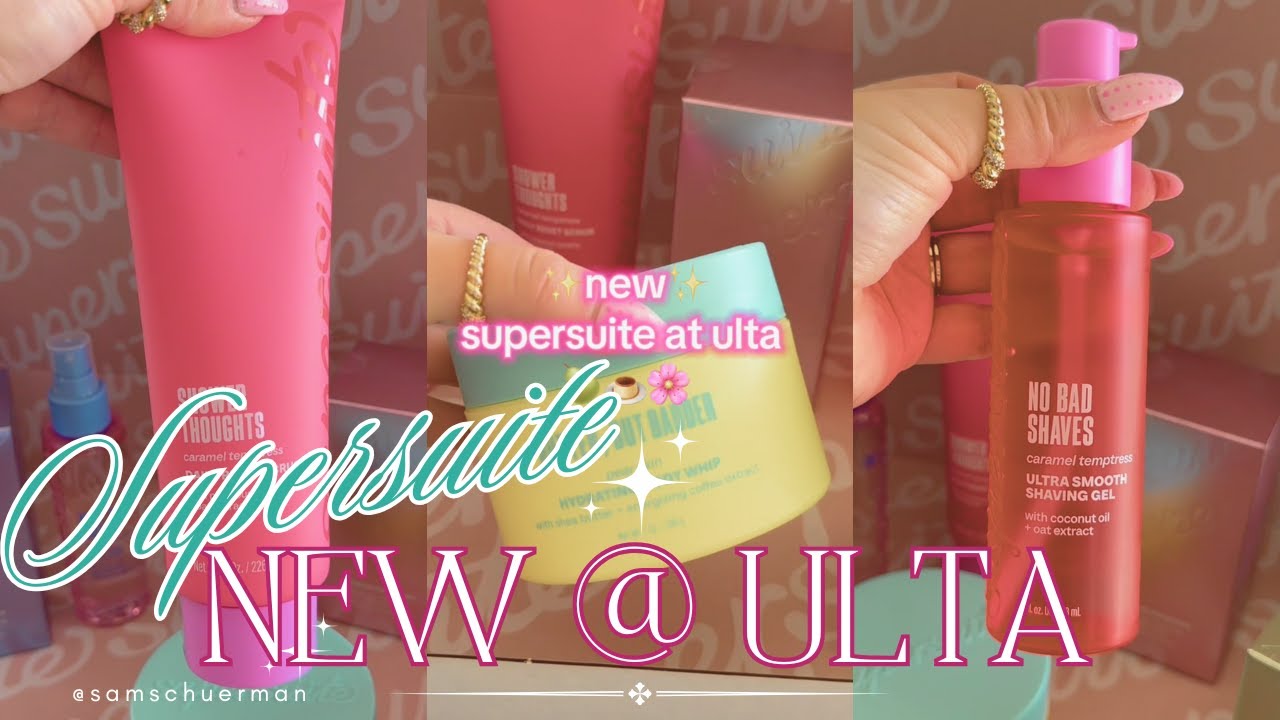 new arrivals: Supersuite Perfumes & bodycare (on sale for Black Friday) 🍐🍮🥥🌸