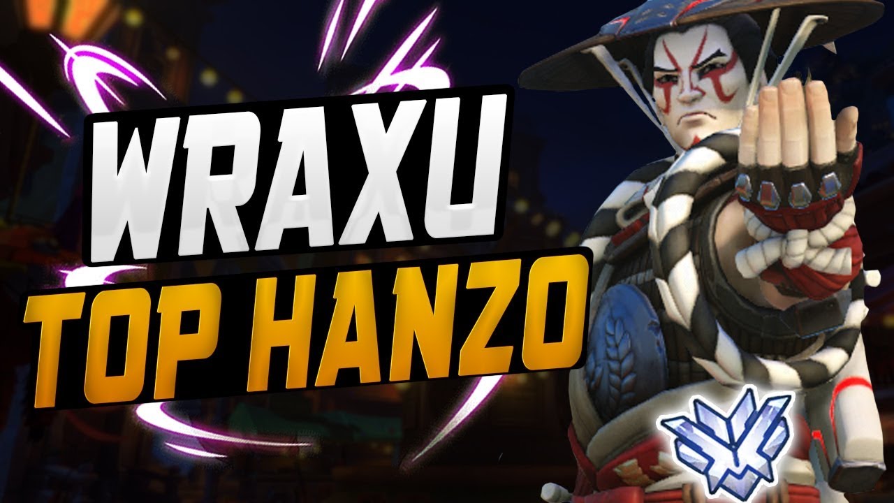 WRAXU WORLD RANK #1 HANZO! CARRY HANZO! [ OVERWATCH SEASON 11 TOP 500 ]