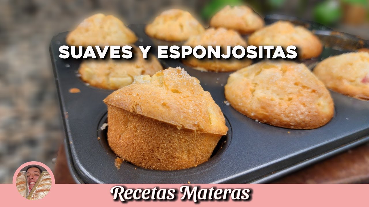 MAGDALENAS de MANZANAS | SÚPER FÁCILES