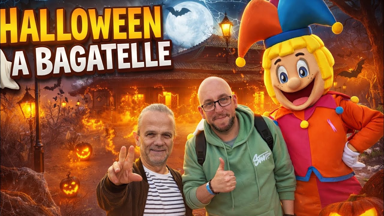 HALLOWEEN À BAGATELLE 🎃 Passe-Partout nous ouvre la MAISON HANTÉE ! 😱