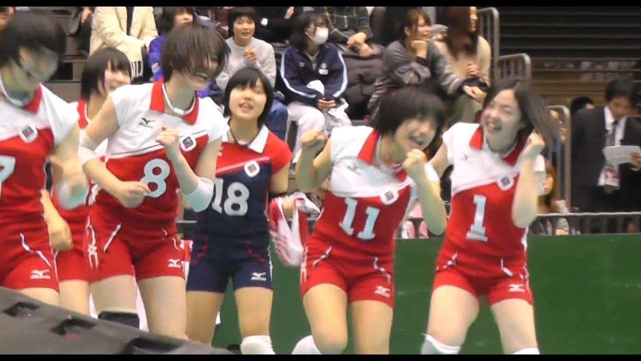 春高ﾊﾞﾚｰ 下北沢成徳 東京 vs 熊本信愛女 女子準決勝 2013.1.12