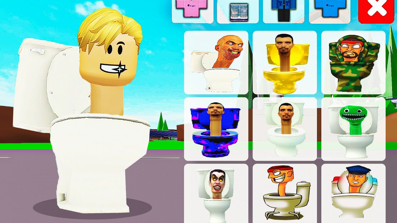 فيلم روبلوكس : كيف تكون راس التواليت 🚽( في ماب البيوت 🏡 التحديث الجديد ) حماااس 🔥!!