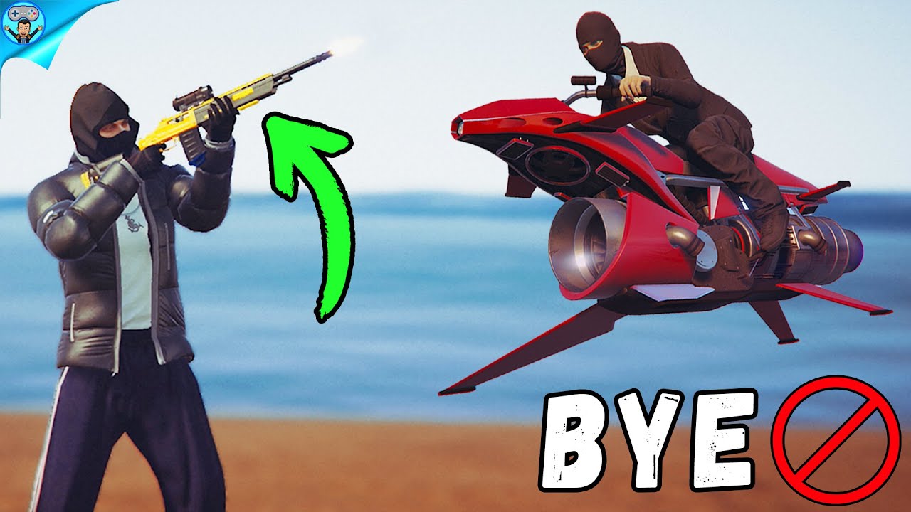Лучший способ расправиться с трайхардами Oppressor MK2 в GTA!