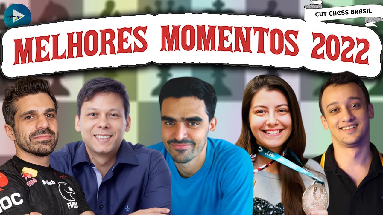 MELHORES MOMENTOS do XADREZ 2022! com Krikor, Leitão, Julia, Molina, Supi, etc.