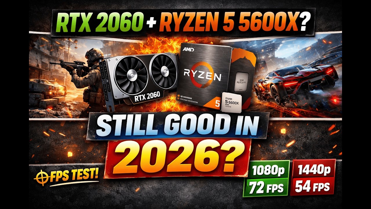Is RTX 2060 + Ryzen 5 5600X Still Good in 2026? | Gaming FPS Test #rtx2060 #benchmarktesting